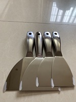 Couteau à peinture et à mastic de qualité industrielle, avec manche en acier inoxydable et lame polie miroir, 2-6 pouces, pour bricolage