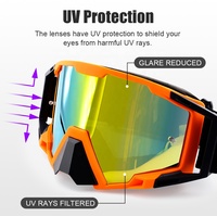 Vente en gros de casques et lunettes de moto personnalisés, nouveaux, avec protection UV, pour la course, le motocross, le tout-terrain, le VTT, le dirt bike, le ski, pour hommes et femmes