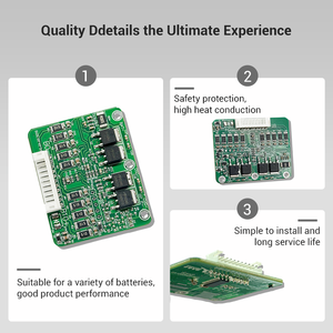 헬테 에너지 4S 5S 6S 7S 8S 9S 10S 15A LTO BMS 2.4V 리튬 티타늄 멀티 스트링 리튬 배터리 보호 보드 균형 BMS - Product Image 4