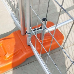 Sıcak daldırma 100mm galvanizli çelik geçici çit kelepçeleri su geçirmez açık kapı ve tel kelepçeleri kaplı çerçeve - Product Image 3
