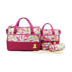 En stock, vente en gros, <span class=keywords><strong>pas</strong></span> cher : Ensemble de sacs à couches 5 pièces à pois, <span class=keywords><strong>sac</strong></span> fourre-tout pour maman et <span class=keywords><strong>sac</strong></span> à <span class=keywords><strong>langer</strong></span> bandoulière - Product Image 1