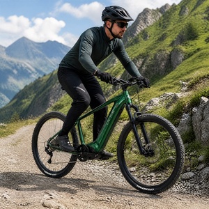 Vélo de montagne électrique léger EM5 avec moteur central M430, cadre en aluminium, 45 km/h, batterie lithium, vélo électrique sans fil EM5 M6100 - Product Image 6