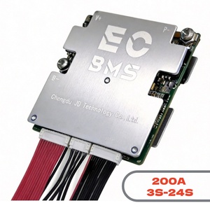 BMS de Equilibrio EC de 200A 3S-24S para Baterías Lifepo4 18650, BMS de Iones de Litio 3S 4S 8S 12S 13S 16S 17S 24S con Conectividad BT 0.4A - Product Image 1