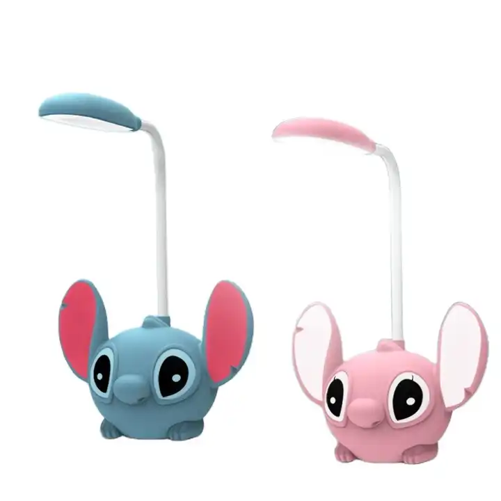 Disney Stitch Anime Figure LED Desk Lamp with Pencil sharpener