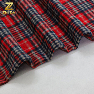 Bán Sỉ Vải Len Tweed Họa Tiết Kẻ Ca Rô Nhuộm Màu Sân Vườn Mới 2023 Cho Áo Khoác Mùa Đông - Product Image 1