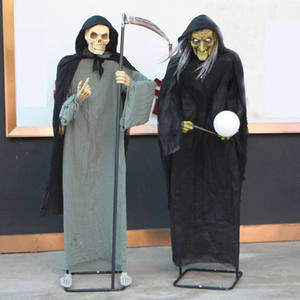 Life-Size Halloween Witch <strong>Animatronic</strong> <strong>Props</strong> for Festive Carnival Party Decorations New Arrival Bag Packed - Product Image 6