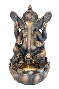 Résine traditionnelle fibre de verre roche cascade extérieur <span class=keywords><strong>jardin</strong></span> fontaines grande <span class=keywords><strong>pierre</strong></span> fontaine cascade LED lumières élégant artificiel - Product Image 2