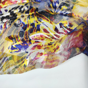 Lụa Viscose in kỹ thuật số ghi ra satin vải sheer cho quần áo ngủ rèm cửa Dresses trang phục đám cưới - Product Image 3