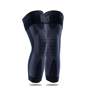 Uzun diz kol Patella <span class=keywords><strong>Guard</strong></span> elastik spor bacak diz desteği bilek koruyucu koruyucu - Product Image 3