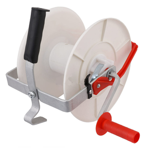 Dévidoir portable à manivelle pour ruban de clôture électrique, dévidoir à engrenages pour <span class=keywords><strong>fil</strong></span> de clôture électrique de jardin - Product Image 1