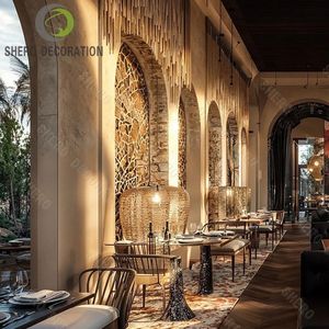 Lujo al aire libre <span class=keywords><strong>Café</strong></span> Restaurante Muebles Vitrina impermeable para espacios comerciales - Product Image 1