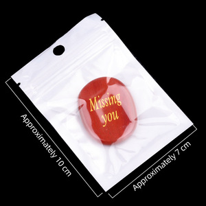 Pietre Naturali Incise con Messaggi Ispiranti, Gemme Curative <span class=keywords><strong>per</strong></span> Meditazione e Regalo, Vendita all'Ingrosso - Product Image 4