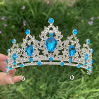 Couronne en alliage pour mariage, anniversaire, événement, décoration de mariée, coiffe, bouquet, décorations, vente en gros d'usine