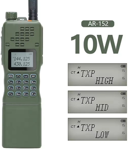 Meilleur prix d'usine <span class=keywords><strong>2022</strong></span> Ensemble complet Talkie-walkie Baofeng AR-152 128 canaux 136-174 MHz 400-520 MHz Talkie-walkie longue portée Radio bidirectionnelle - Product Image 4