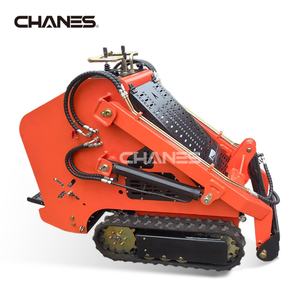 特別オファー中古14hp EPAエンジンミニスキッドステア追跡ローダー中国30インチワイドミニローダーバケットアタッチメントプロモーション - Product Image 6