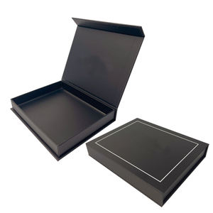 Cajas plegables personalizadas con impresión y tapa magnética, cajas de regalo plegables de cartón con imán y logotipo dorado - Product Image 5