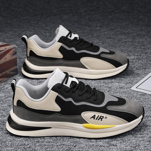 Chaussures de course légères pour hommes, baskets décontractées avec semelle extérieure en caoutchouc et semelle intermédiaire en EVA, bout rond, design à lacets - Product Image 6