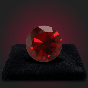 Granat rouge naturel 6 mm, ovale, taille facetée, pierres précieuses en vrac, certifiées par un tiers, haute qualité, calibrées, vente en gros, bijoux en vrac - Product Image 2
