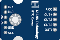 Module de commande de relais à 7 canaux ULN2003A Darlington DC 5V pour moteur pas à pas, contrôleur Arduino pour projets électroniques DIY