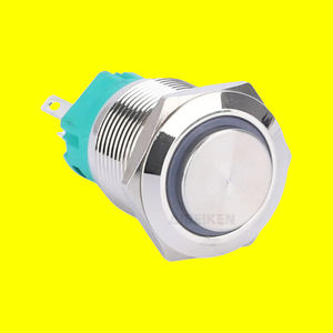 Abilkeen 19mm cao đầu chiếu sáng không thấm nước bằng thép không gỉ đẩy nút chuyển đổi LED momentary đẩy nút Thiết bị chuyển mạch - Product Image 1
