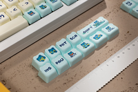 Akko Cute Keycaps Lemon Bear Set Profile OEM Key Caps Custom Keycaps Clavier mécanique PBT