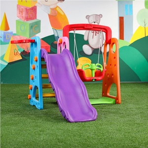 Experienced Factory Supply Playground Kids <strong>Outdoor</strong> <strong>Swing</strong> and Slide Set - Product Image 3