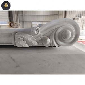 EV diseño personalizado Cararra mármol blanco suministros funerarios lujo tallado a mano ataúd polaco ataúd directo de los fabricantes - Product Image 5