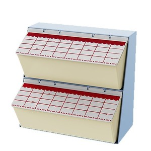<b>Tea</b> Bag Storage <b>Box</b> Rectangle Lidded Desktop Organizer For Office <b>Tea</b> Room Pink And Green 1156 - Product Image 1
