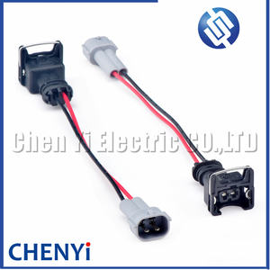 1 pcs喷油器适配器线束连接器，用于电装至EV1 Jetronic公母转换有线适配器线束接线 - Product Image 5