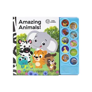 Manufacturer Printing and publishing children books music all day long book english talking book for kid