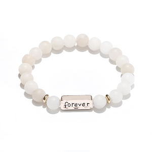 สร้อยข้อมือหินธรรมชาติทำมือคุณภาพสูง ผลิตภัณฑ์ใหม่ สร้อยข้อมือมิตรภาพที่ดีที่สุดตลอดกาล 4 แบบทันสมัย - Product Image 3