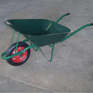 Brouette de chantier Wb6200, capacité de charge 130 kg, outils de jardinage, en fer et métal - Product Image 2