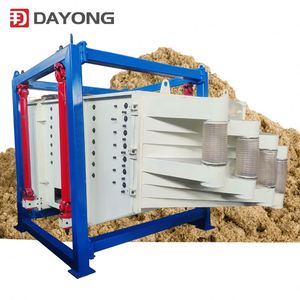 Nouvelle machine de criblage de sable à quartz linéaire écran gyroscopique balançoire carrée vibrant silice tamis à sable avec nouveau roulement de moteur - Product Image 2