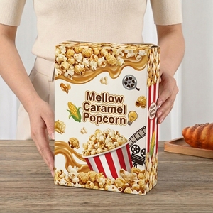 Caja <span class=keywords><strong>de</strong></span> papel personalizada para palomitas <span class=keywords><strong>de</strong></span> maíz con sabor a pollo, apta para fiestas y cine - Product Image 1