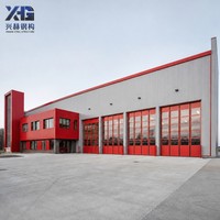 Bâtiment préfabriqué en structure métallique robuste à portique longue portée personnalisé