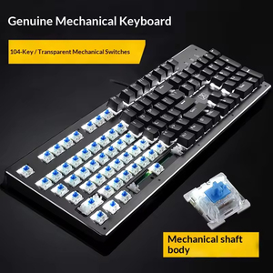 New Mechanical <b>Keyboard</b> Backlit Gaming Green Axis Mechanical <b>Keyboard</b> Wired Home Office Gaming <b>Keyboard</b> - Product Image 2