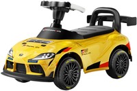 Voiture à pédales sous licence Toyota Gr Supra Gt4, batterie en option, musique, marchepied, poignée de poussée