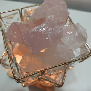 Lámpara de <span class=keywords><strong>Cristal</strong></span> Cuadrada, Cubo Mágico, Mineral Metálico, Cristales Naturales Ligeros, Lámpara de Mesa para <span class=keywords><strong>Hotel</strong></span> o Mesita de Noche - Product Image 5