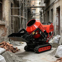 Mini Bétonnière 2,8m³ Diesel Hydraulique pour Projet de Construction de Réservoir et de Barrage Vente Directe d'Usine en Gros