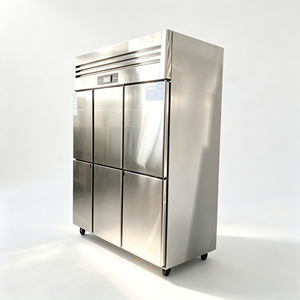 Réfrigérateur-congélateur sous comptoir à six portes, grand volume, pratique, dégivrage automatique, mode éco, corps résistant à l'usure, pour usage commercial - Product Image 2
