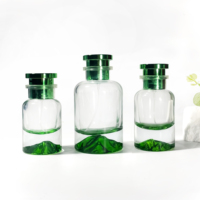 Flacons de parfum en verre vides de 50 ml, sur mesure, cylindriques, pour huiles essentielles, atomiseurs de parfum, boîtes cosmétiques