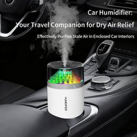 Humidificateur d'air ultrasonique portable en plastique coloré, mini diffuseur d'aromathérapie USB pour voiture, bureau, maison