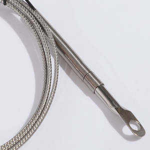 स्टेनलेस स्टील जांच ई के जे टी प्रकार पीटी100 तापमान सेंसर गोल पैच प्रकार थर्मोकपल - Product Image 5