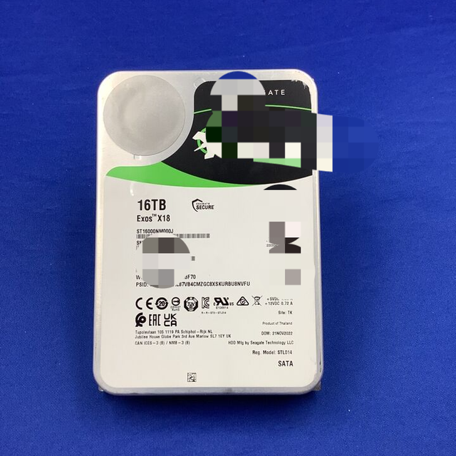 A Brand New Original Product St16000nm000j Exos 16tb 7200 Rpm 6gbs 256mb 35512e Hdd New Original Ready Stock Industrial Dedicat
