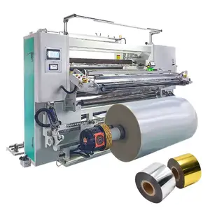 Máquina de corte y rebobinado de película laminada impresa de alta calidad