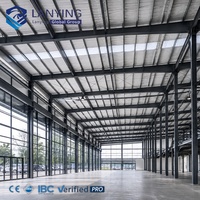 Salón de Exposiciones de Estructura de Acero Moderna, Sala de Exposiciones Prefabricada de Alta Calidad con Estructura Metálica Galvanizada, Alta Capacidad de Carga para Objetos Pesados