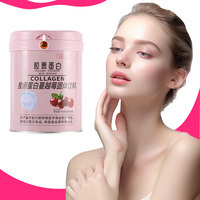 Collagène hydrolysé en poudre de canneberge, boisson supplémentaire de collagène pour la beauté de la peau et anti-âge