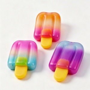 Jouet sensoriel anti-stress d'été en forme de crème glacée à presser, jouet Fidget en TPR, idéal pour les fêtes et le soulagement de l'anxiété - Product Image 3