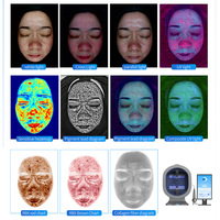 Analyseur de Peau X5PRO AI : Scanner Facial et Capillaire 9 Spectres, Détecteur de Microflore, Protection Solaire, IMC et Analyse de la Santé du Sommeil