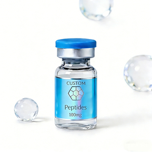 Etiqueta Adhesiva Personalizada para Frascos Farmacéuticos, Impresión de Etiquetas para Frascos de 10 mg, 20 mg, 3 ml, 10 ml, para Uso en Investigación de Péptidos - Product Image 1